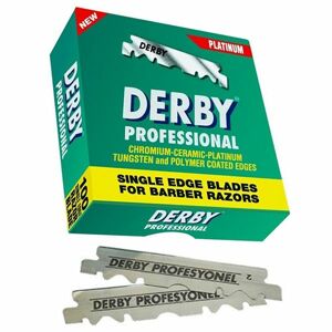 DERBY - Professional - Platinum 02955 - Náhradné žiletky, polovičná čepeľ, 100ks