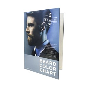Beard Club Beard Color Gel - vzorkovník ku gélovým farbám na farbenie brady