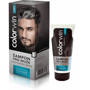 Colorwin Colorwix Brown Black shampoo - šampón pre mužov k potlačeniu šedín hnedo - čierny, 150 ml
