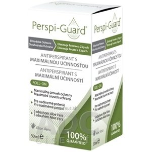 Avanor Healthcare Ltd. Perspi-Guard ANTIPERSPIRANT S MAX ÚČINNOSŤOU roll-on 1x30 ml 30 ml