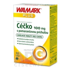 WALMARK, a.s. WALMARK Céčko 100 mg tbl s pomarančovou príchuťou 1x30 ks 30 ks