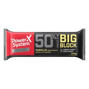 Power Systém Proteínová tyčinka Big Block 50% vanilková 100g 100g