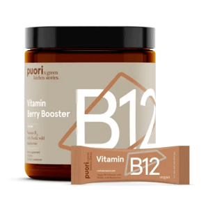 Puori B12 - Berry Booster s vitamínom B12 - 10 týždňové balenie 42g