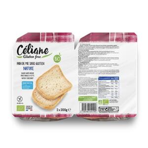 Celiane glutenfree Celiane bezlepkový toastový krájaný chlieb biely 400 g